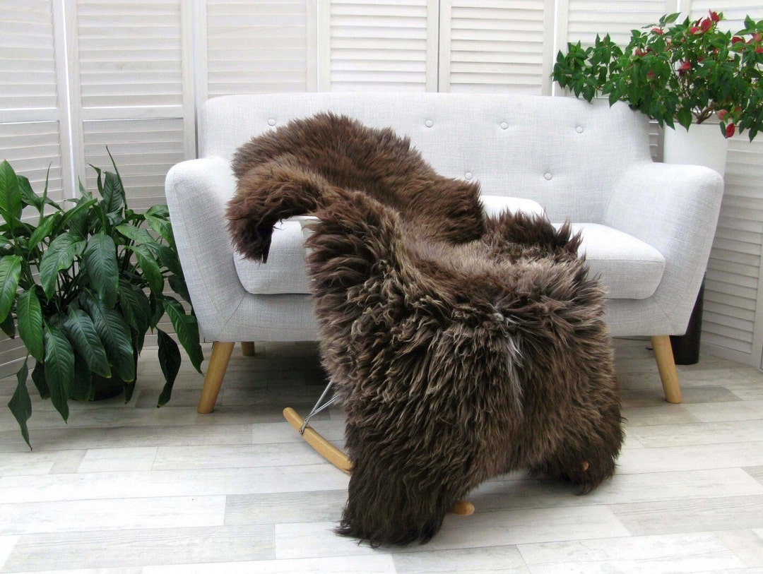 SHEEPSKIN Rug Genuine HERDWICK BRITISH Real Soft Dense Fur Etsy Ireland