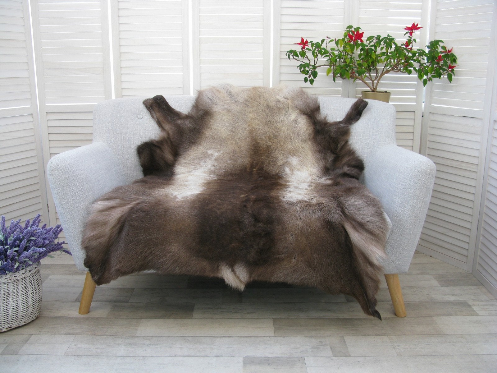 Real Scandinavian Reindeer Hide Reindeer Skin Rug Genuine Reindeer Pelt Hide Real Scandinavian Reindeer Hide Reindeer Skin Rug Genuine Reindeer Pelt Hide