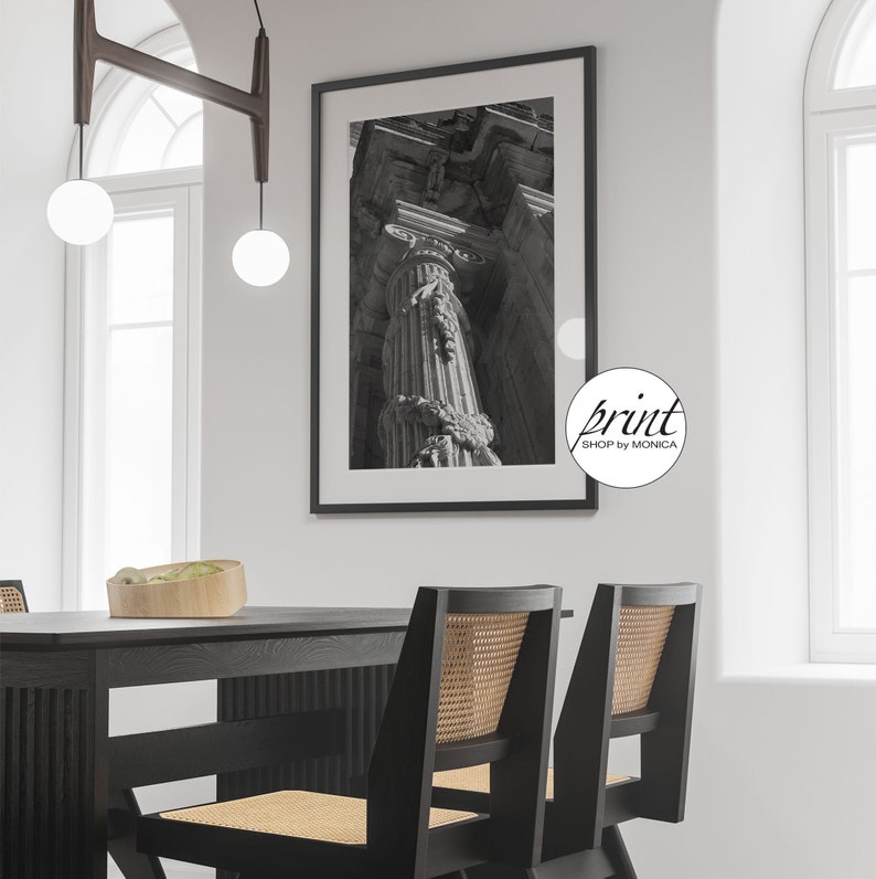 Printable Wall Art Spain Decor Spain Architecture Printable Instant Download Mediterranean Print Black and White Photography Spain Pic