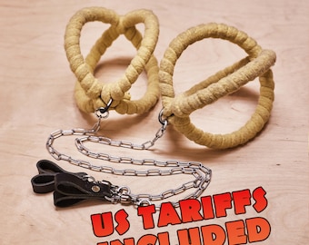 Medium Kevlar Fire Comet Poi, Cage Design, Performance Props