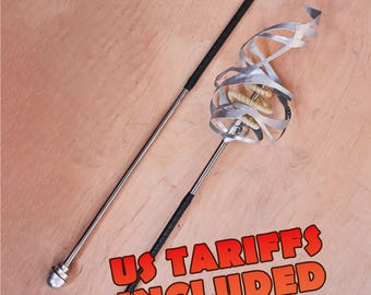 Collapsible lyco fire torch, mage staff