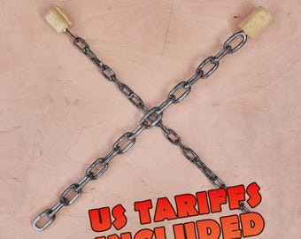 Chain fire torch, chain wand, fire breathing torch, fire palm torch