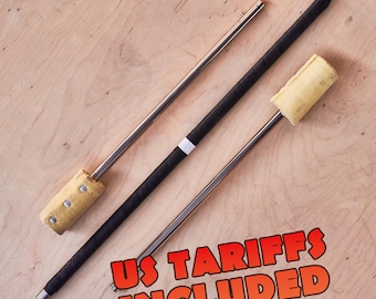 Collapsible fire staff