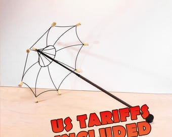 Kevlar Fire Umbrella: Steel Frame, Performance Prop