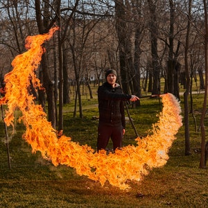Lyco torch, lycopodium torch, lycopodium wand
