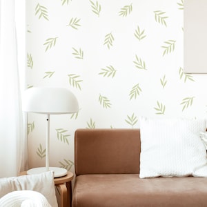 Blumen-Wandaufkleber - Boho-Kinderzimmer-Wandkunst, moderne Bauernhausdekor, Kinderzimmer-Dekor
