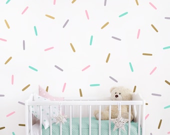 Sprinkle Wall Decals - Confetti Wall Decal Set, Vinyl Wall Decals, Wall Stickers, Nursery Decals, Modern Wall Decals, Kids Room Decals