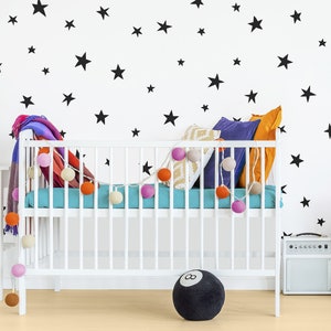 Star Wall Decals - Nursery Wall Decals, Star Wall Stickers, Removable Wall Decals, Kids Room Decals, Nursery Wall Decor, Kids Room Decor