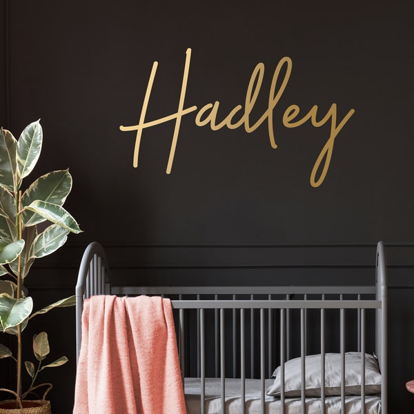 Personalized Name Wall Decal - Custom Wall Sticker, Kids Name Sign, Nursery Decor