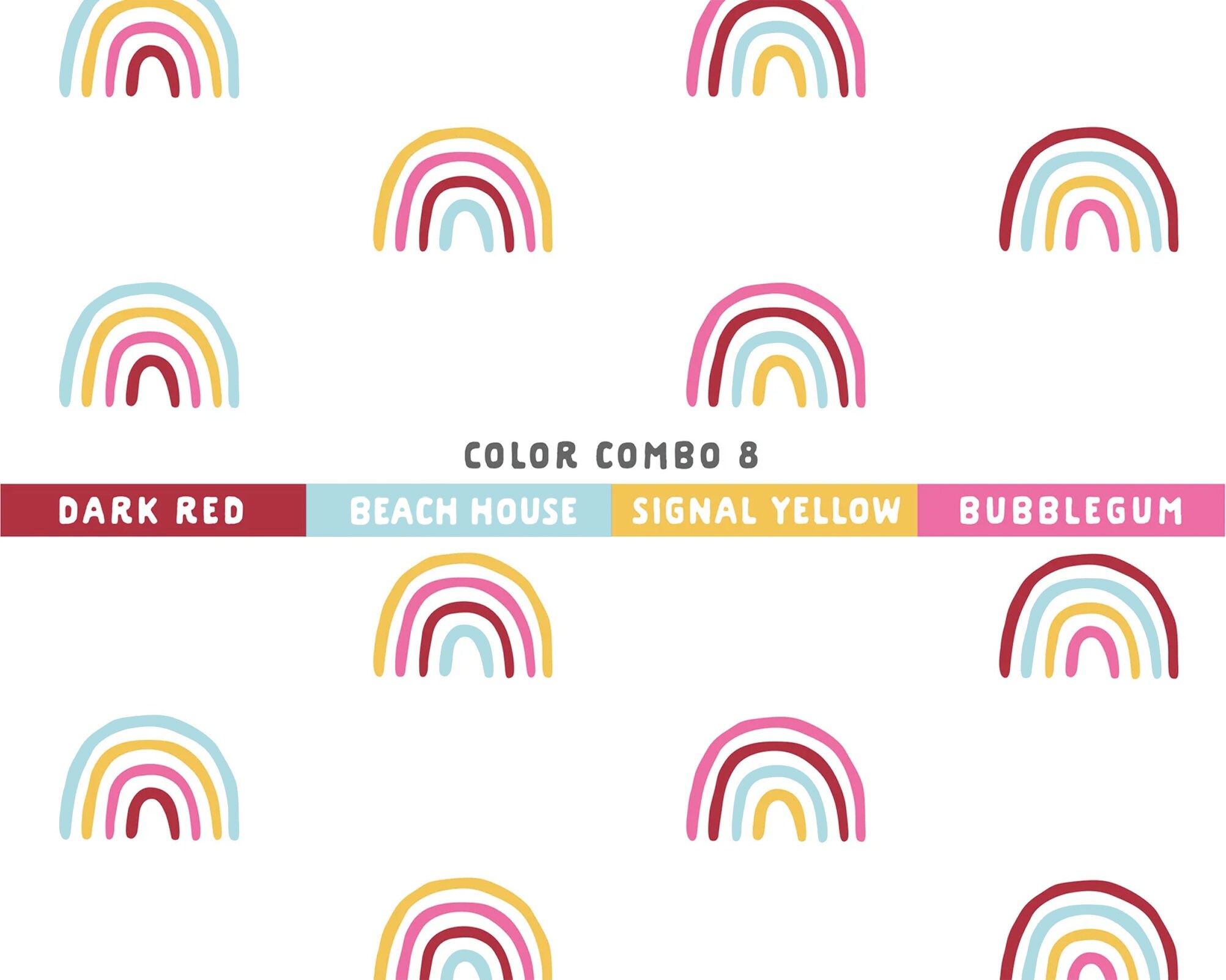 Rainbow Wall Decals Nursery Wall Stickers Kids Room Wall Etsy Australia