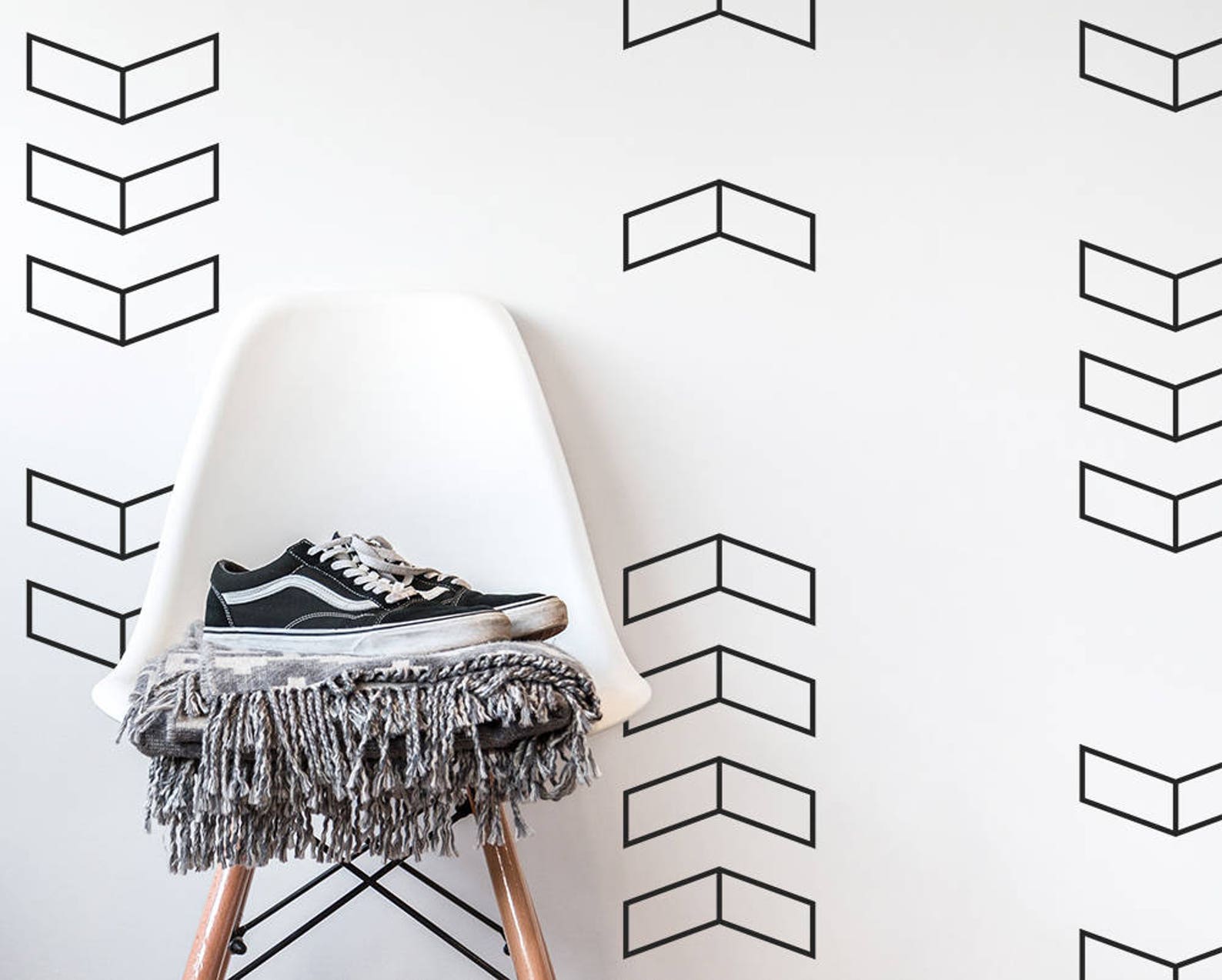 Chevron Wall Decals Arrow Wall Decals Nursery Decals Vinyl Etsy