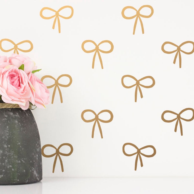 Pink and Gold Wall Decor - Etsy