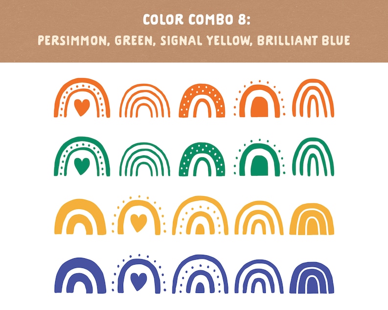 Rainbow Decals Removable Wall Stickers Rainbow Nursery Etsy