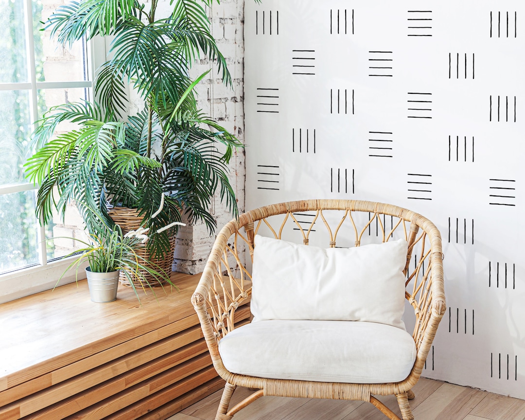 Line Wall Decals - Abstract Wall Decor, Boho Nursery Wall Stickers ...
