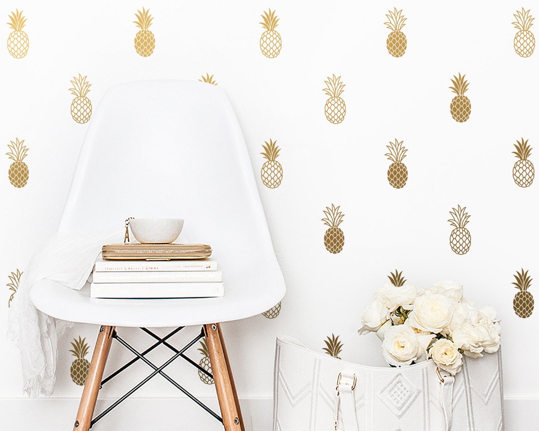 Pineapple Wall Decals Pineapple Decals Pineapple Decor Pineapple 