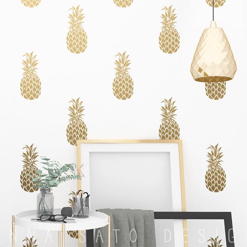 Pineapple Decals Pineapple Decor Wall Decor Gift for Her | Etsy