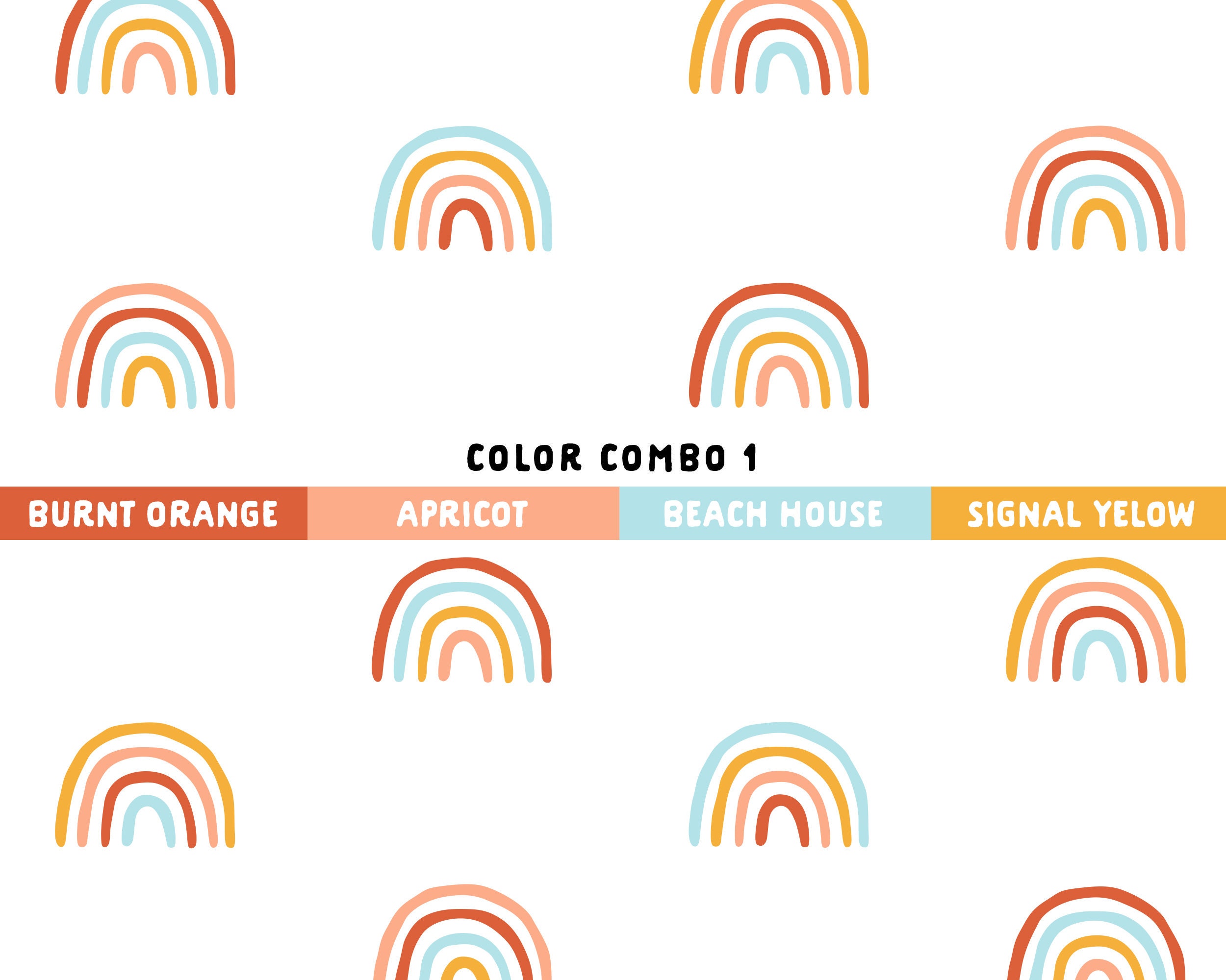 Rainbow Wall Decals Nursery Wall Stickers Kids Room Wall Etsy Australia