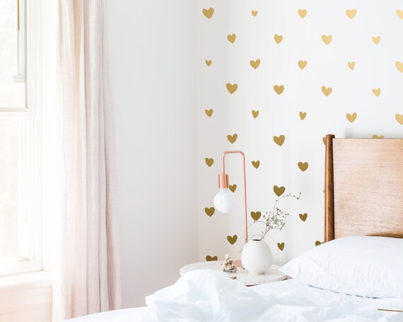 Rote Herz-Aufkleber Für Die Wand – Perfekt Für Valentinstag, Hochzeit Oder Als Deko Im Schlafzimmer