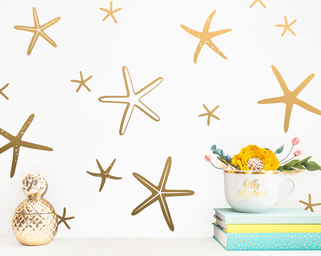 Starfish Wall Decals Mermaid Wall Decal, Starfish Decals, Starfish