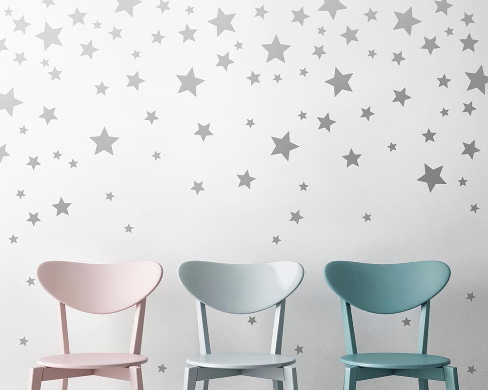 Star Wall Decals Nursery Decals Wall Stickers Nursery Etsy