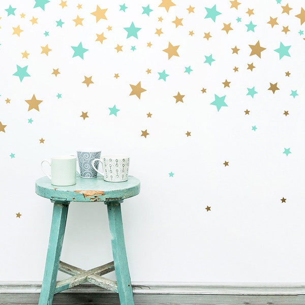 Star Wall Decals Etsy