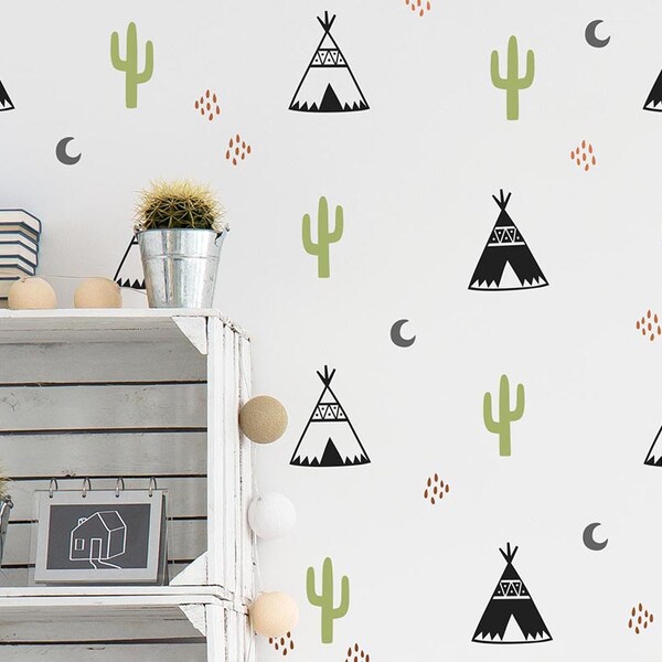 Tribal Wall Decal Etsy