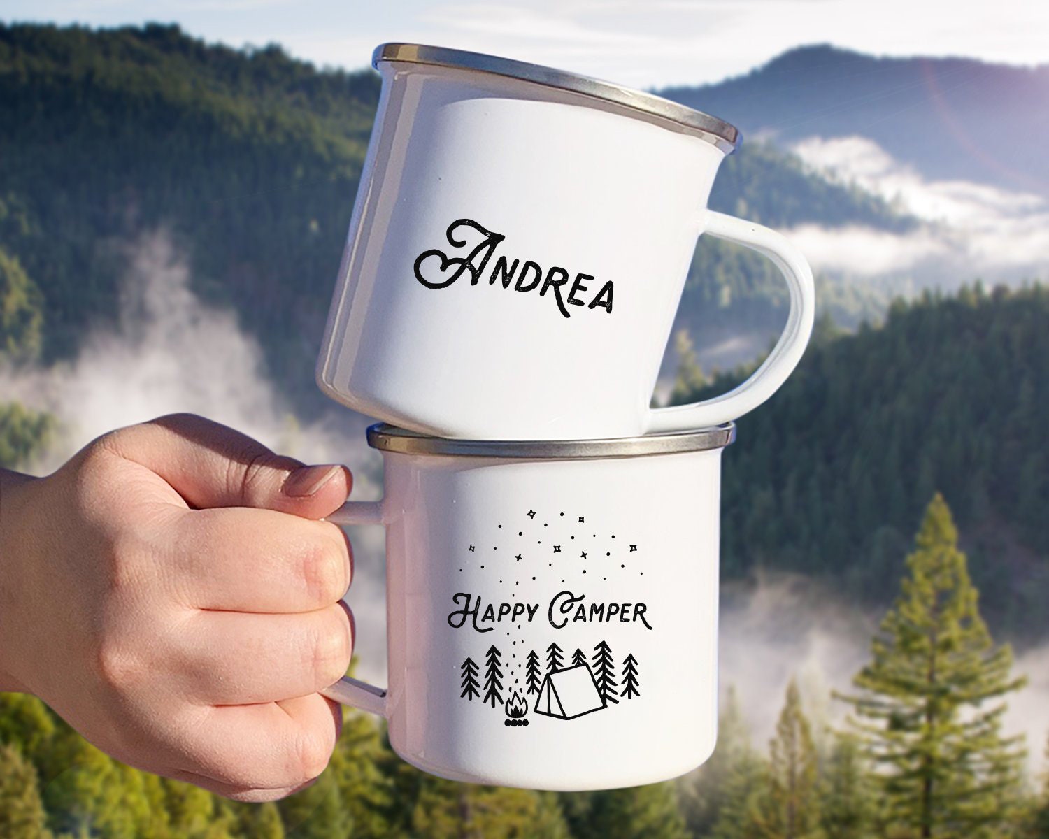 Personalized Camp Mug Custom Name Mug Personalized Mug Etsy