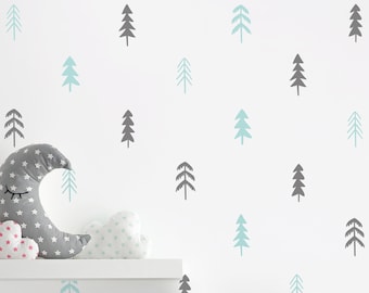 Tree Wall Decals - Woodland Nursery Decor, Nursery Decals, Unique Wall Decor, Woodland Decals, Kids Room Decor