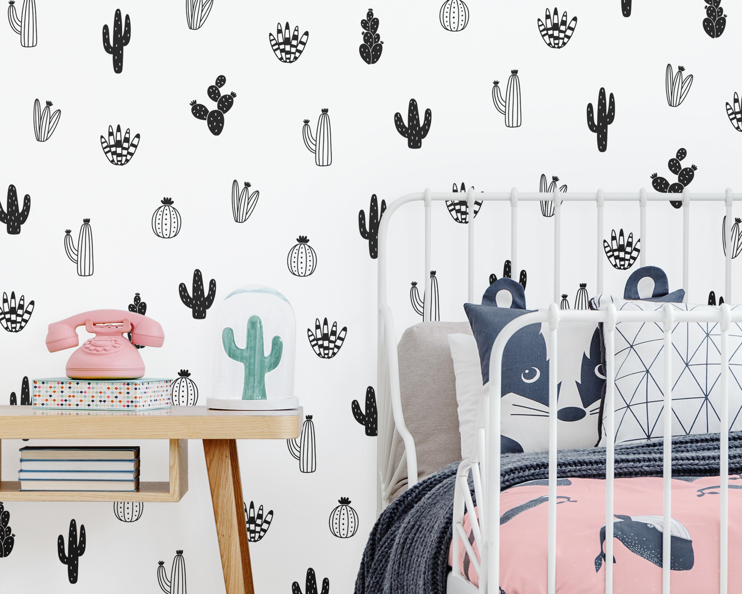 Cactus Wall Decals Nursery Decals, Vinyl Wall Decals, Tribal Nursery