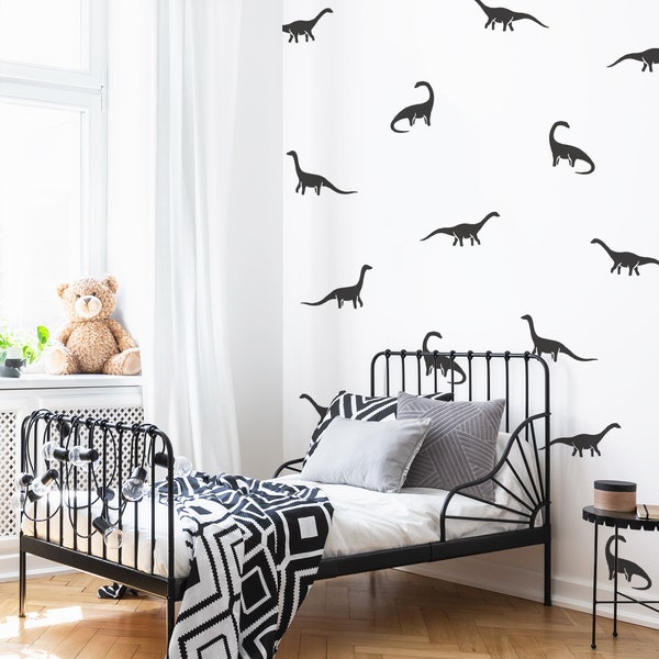 Dinosaur Wall Decals - Nursery Decor, Kids Room Wall Art, Removable Wall Stickers