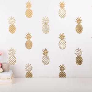 Pineapple Wall Decals Pineapple Decals, Pineapple Decor, Pineapple Gift, Gift for Her, Wall Decor, Wall Stickers, Pineapple Wall Art image 4