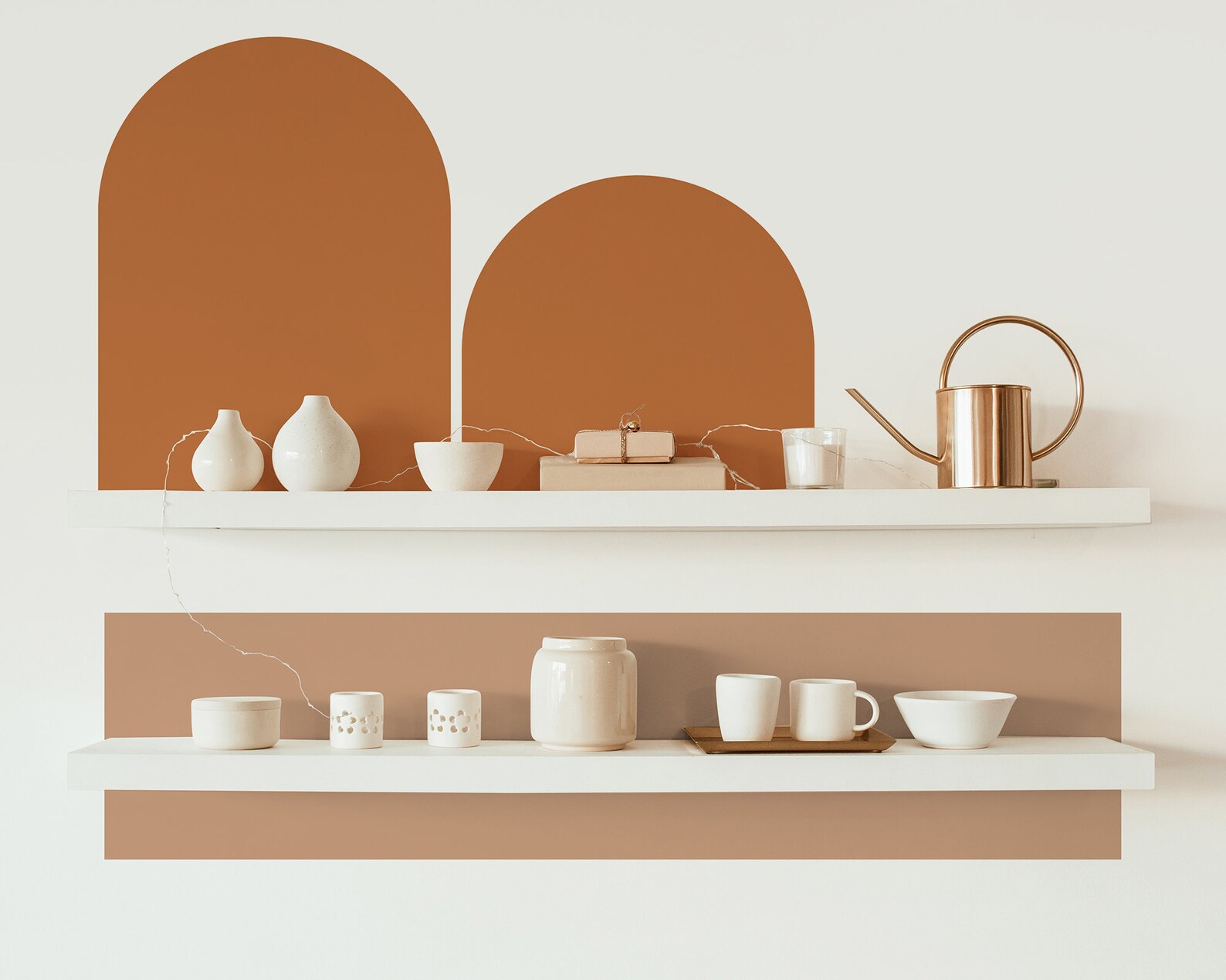 Colorblock Wall Decal Set - Abstract Wall Decor, Boho Interior Wall Art ...