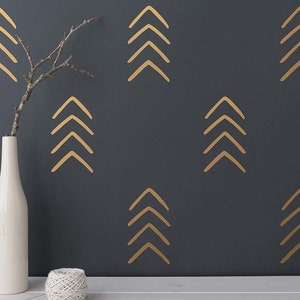 Arrow Wall Decals Geometric Decals, Nursery Decals, Unique Vinyl Decals, Modern Wall Decals, Arrow Decals image 1