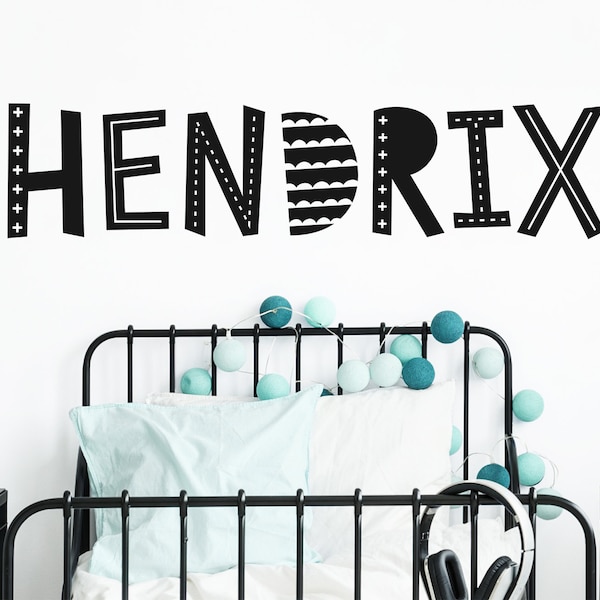 Custom Name Wall Decal - Personalized Name Vinyl Decal, Personalized Kids Name, Custom Kids Name, Custom Nursery Decal, Personalized Nursery