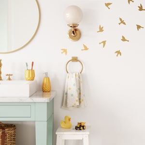 Bird Wall Decals - Nursery Decor, Kids Room Wall Art, Playroom Wall Stickers