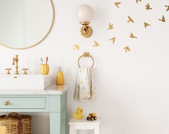 Bird Wall Decals - Nursery Decor, Kids Room Wall Art, Playroom Wall Stickers