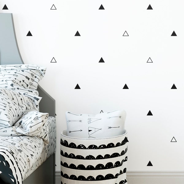 Triangle Wall Decals - Vinyl Wall Decals, Wall Decor, Geometric Wall Decals, Triangle Wall Stickers, Nursery Decor