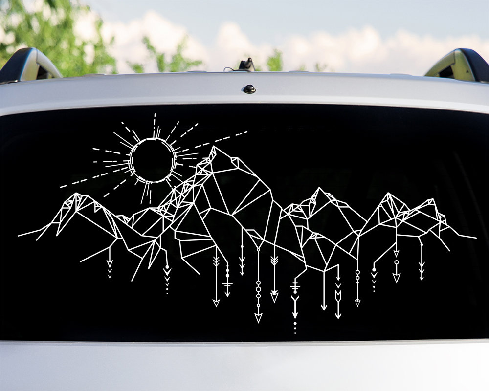 Adventure Car Decal Explore Car Window Sticker