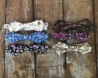 Sustainable Handcrafted Bow Ties /// Floral Collection