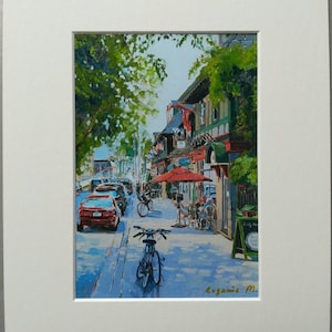 Print from my original oil painting of Halifax, Nova Scotia by Evgenia Makogon