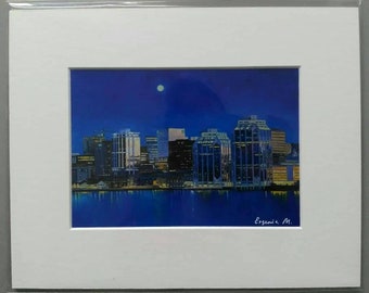 Print from my original painting of Halifax, Nova Scotia by Evgenia Makogon