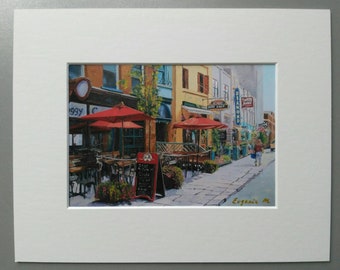 Art print from original painting of Halifax by Evgenia Makogon