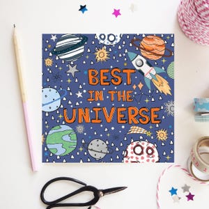 La migliore carta dell'universo / Carta spaziale / Design carino / Stampata nel Regno Unito