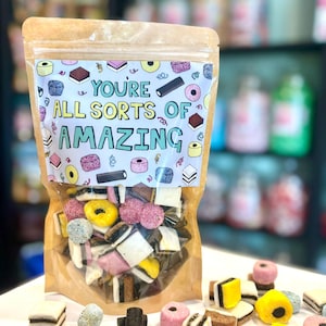 Allsorts of Amazing Sweets | Birthday Sweets | Wife Sweets | Best Dad Gift | Happy Fathers Day Sweets | Liquorice Allsorts | Sweet Shop