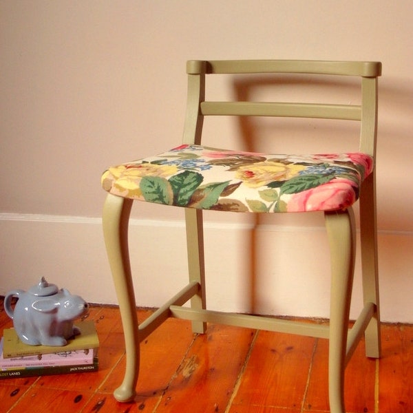 Silla de rana floral
