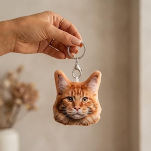Leg de essentie van je kat vast in een aangepaste fotosleutelhanger