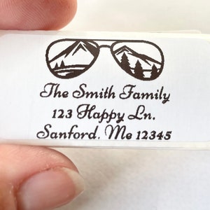 Personalized Address Labels, Return Address Labels, Custom Stickers, Mountain Stickers, Hiking Stickers, Cute Stickers, First Home Gift