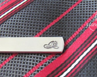 Fireman, Fire Department, Police Officer, Engraved Tie Bar, Personalized Tie Bar, Custom Tie Clip, Groomsmen Tie Clip, Tie Clip Personalize