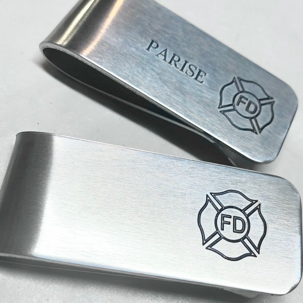 Fireman Money Clip Etsy