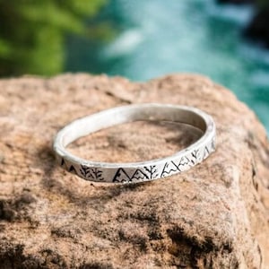 Mountain Ring, Sterling Silver Rings, Stacking Rings, Skinny Ring, Rings for Women, Birthday Gifts,